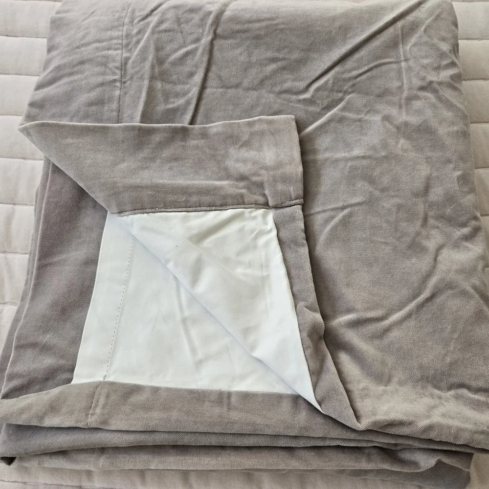Restoration Hardware Elegant Gray Curtain